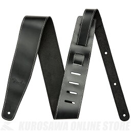 Fender BROKEN-IN LEATHER STRAP, 2.5"/Black《ストラップ》