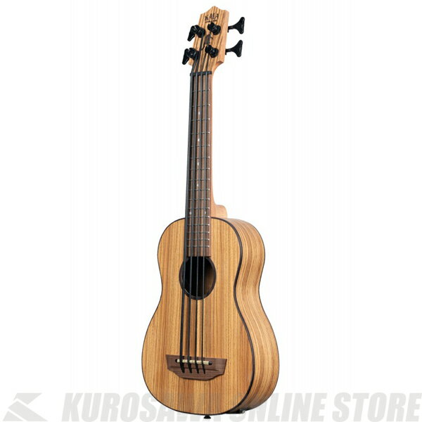 KALA Zebrawood UBASS-ZEB-FS 【送料無料】 【ウクレレベース】(ご予約受付中)