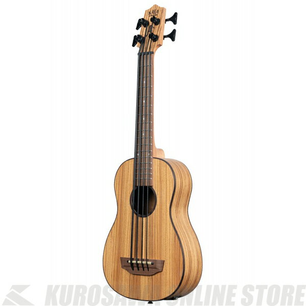 KALA Zebrawood UBASS-ZEB-FS 【送料無料】 【ウクレレベース】（ご予約受付中）