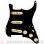 Fender Pre-Wired Strat Pickguard, Custom Shop Texas Special SSS, Black 11 Hole PG (ͽ)