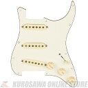 Fender Pre-Wired Strat Pickguard, Custom Shop Custom 039 69 SSS, Parchment 11 Hole PG (ご予約受付中)