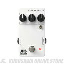 -3 Series COMPRESSOR- JHS Pedals 3 Series Compressorは、浅めの圧縮による滑らかなトーンから非常にコンプレッション感の強いサウンドまであらゆる設定が可能な、シンプルでパワフルなコンプレッサーです。 AttackノブとSustainノブはコンプレッション全体のフィーリングと演奏に対するレスポンスの調整を行い、Volumeノブは全体のボリュームをユニティもしくはブーストします。 Brightトグルスイッチは高域のEQをONにし、特定の状況でトーンが損なわれないようにします。 電源仕様はDC9V センターマイナス 消費電流値8mAです。