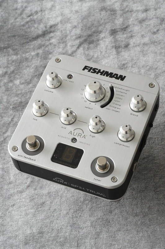 Fishman Aura Spectrum DI Preamp [PRO-AUR-SPC] (アコースティックギター用プリアンプ/DI)(ご予約受付中)【ONLINE STORE】【ONLINE STORE】