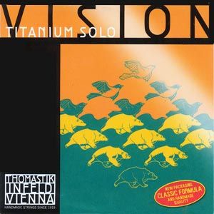 Vision Titanium Solo 4/4 Vision Titanium Solo バイオリン弦 E線 VIT01 ステンレススチールワイヤーチタニウムデザイン Thomastik In..