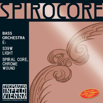 THOMASTIK INFELD SPIROCORE(LIGHT) ロング・サスティーンで、ピチカート主体の プレイヤーの定番中の定番。 ライトゲージです。