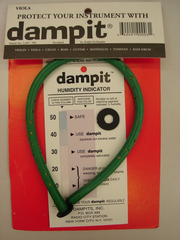 楽器保湿材 Dampit(ダンピット) ビオラ用