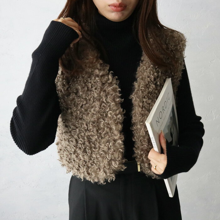 楽天市場】プードルファー ベスト（レディースファッション）の通販