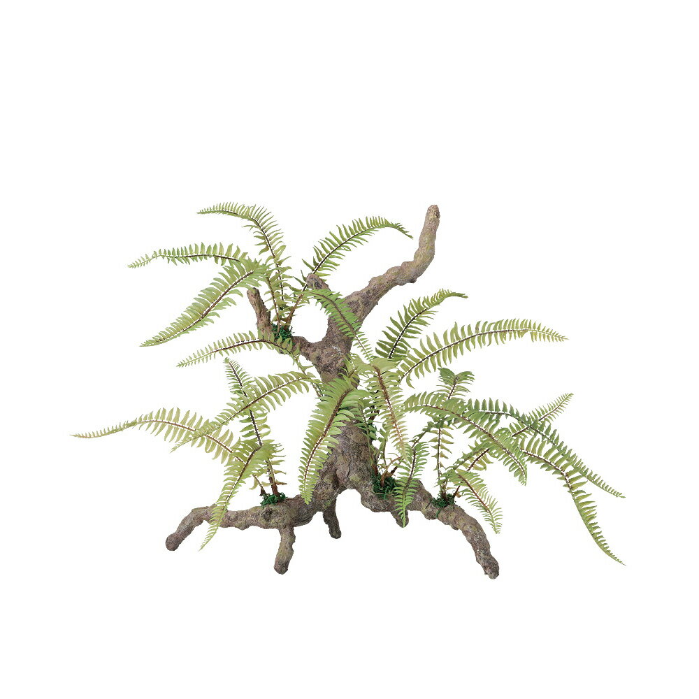 フェイクグリーン 人工観葉植物 ソードファン スタンプウッド 高さ約38cm リアル 造花 光触媒 CT触媒 インテリア ディスプレイ