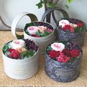 プリザーブドフラワー フラワーボックス ギフト お祝い お見舞い 御祝 花 おしゃれ アレンジ かわいい フラワーアレンジメント アートフラワー 薔薇 バラ ロ...