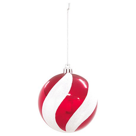 80mmキャンディーボール グリッター 装飾 デコレーション クリスマス Xmas[A-B]