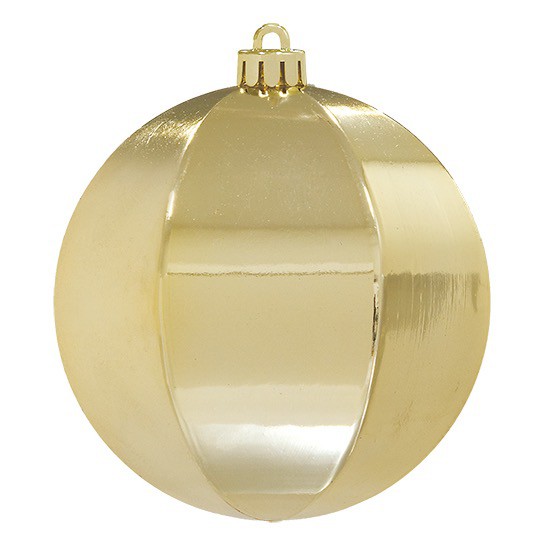 100mmヘキサゴンボール ゴールド（4ケ／パック） 装飾 デコレーション クリスマス Xmas[A-B]