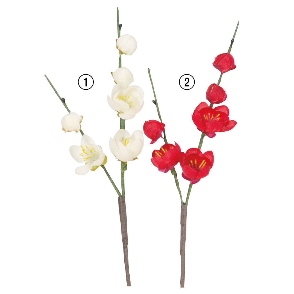 乐天商城 - 花材 asca 梅ピック 造花 撮影 小道具 小物 撮影用