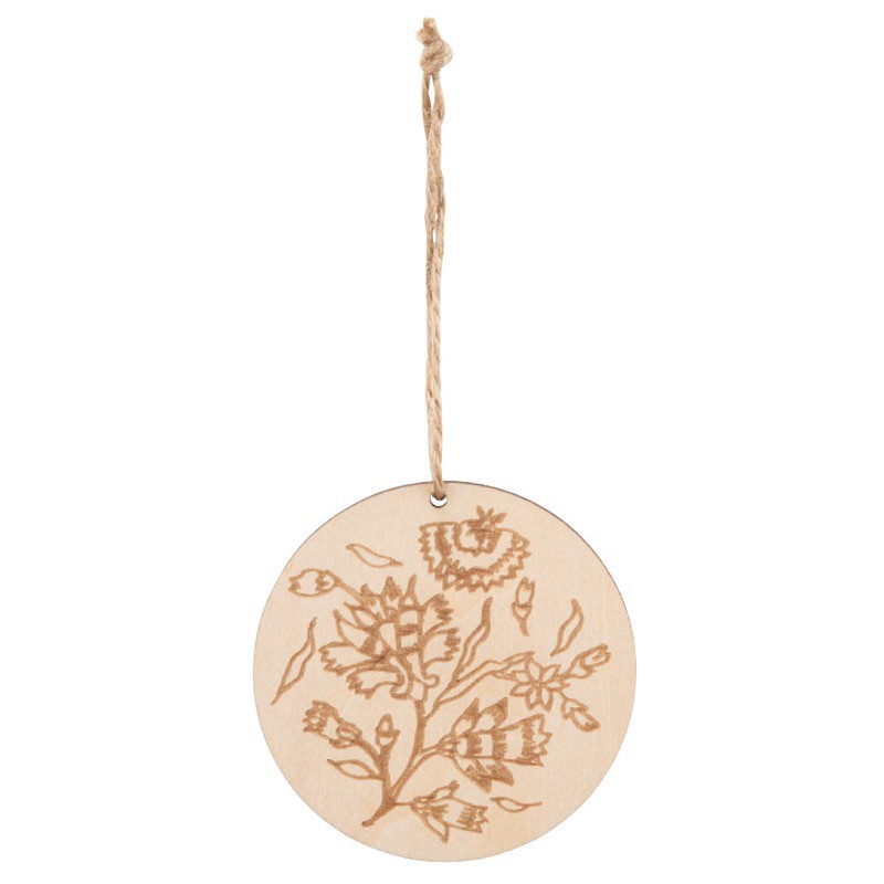 asca 木製更紗オーナメント 資材 装飾 撮影 小道具 小物 撮影用