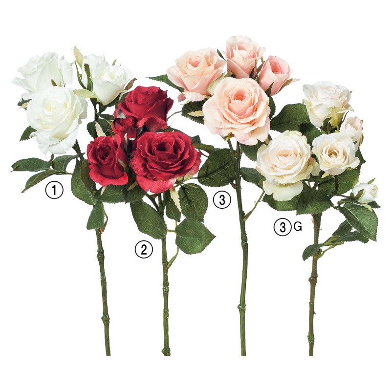 乐天商城 - asca ローズ バラ 薔薇 花材 造花 撮影 小道具 小物 撮影用