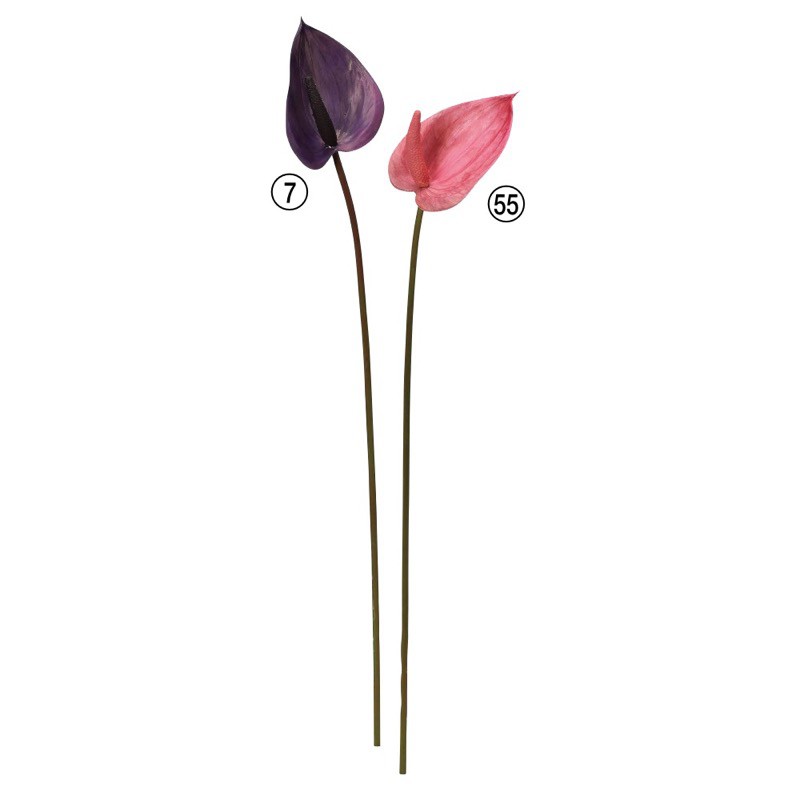乐天商城 - asca アンスリウム 花材 造花 撮影 小道具 小物 撮影用
