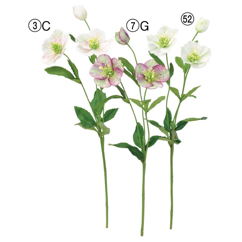 乐天商城 - asca クリスマスローズ バラ 薔薇 花材 造花 撮影 小道具 小物 撮影用