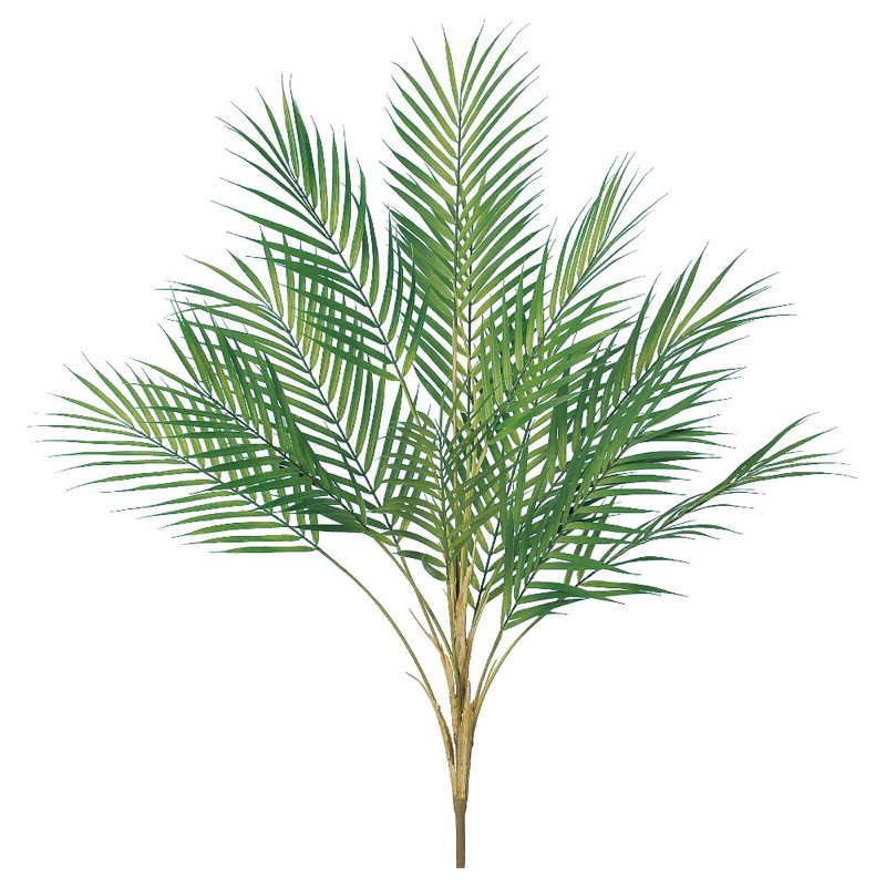 乐天商城 - asca パームリーフブッシュ フェイクグリーン 観葉植物 造花