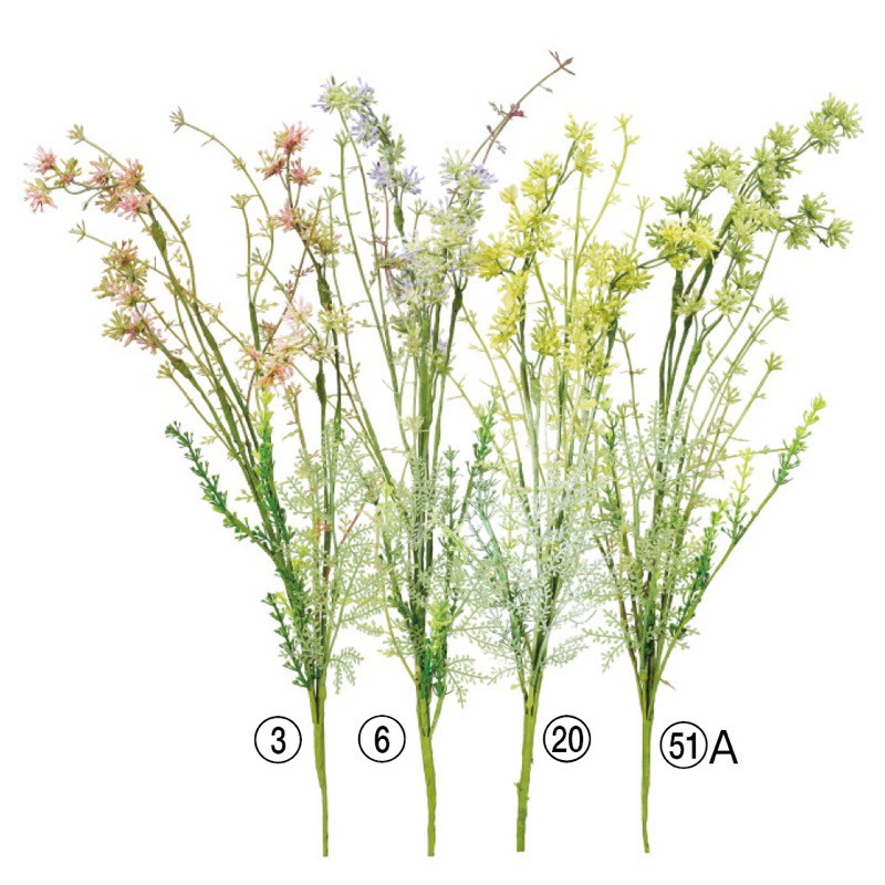 asca グラスブッシュ 花材 造花 撮影 小道具 小物 撮影用