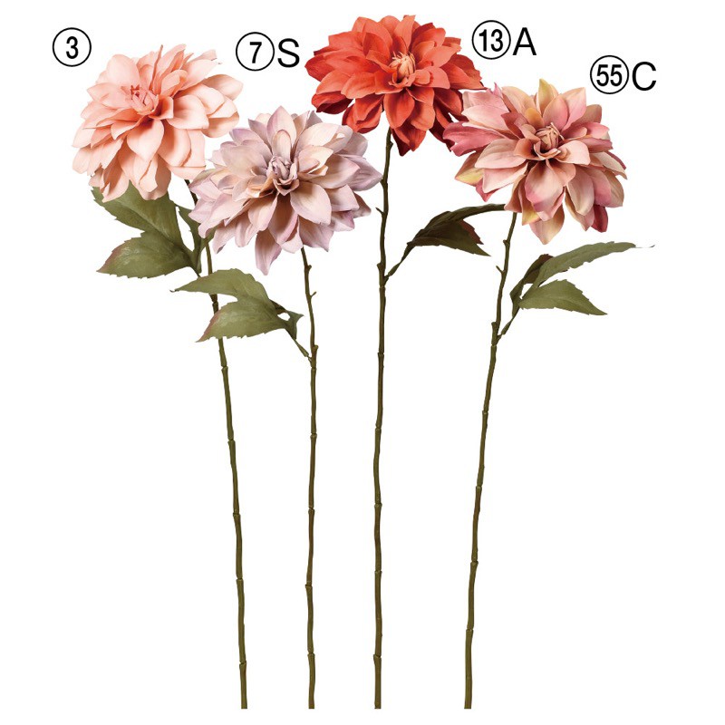 asca ダリア お正月 飾り 花材 造花