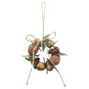 asca ハンギングリース クリスマス Xmas 花材 造花 装飾