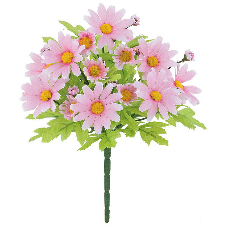 フレッシュデイジーブッシュ ピンク 造花 花材[G-L] 撮影 小道具 小物 撮影用