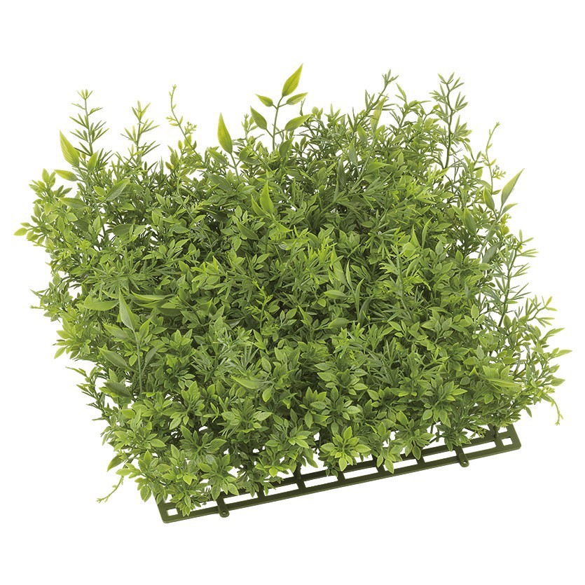 人工観葉植物 屋外対応 ミックスティーリーフガーデンマット フェイクグリーン 観葉植物 造花 光触媒 C..