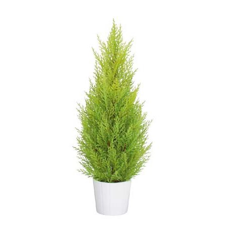 【マラソン期間中P5倍】【屋外対応】 ゴールドクレストツリー 60cm 人工観葉植物 造花 フェイクグリーン 光触媒 CT触媒 庭 ガーデン 楽ギフ_ [G-L][A-B]