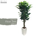 人工観葉植物 フェイクグリーン 観葉植物 造花 光触媒 大型 匠のこだわり フィカスツリーS 150cm 天然木使用 フェイク グリーン インテリア おしゃれ フェイク CT触媒 お祝い