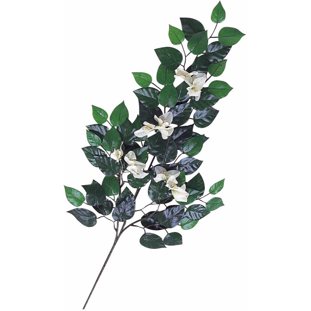 フェイクグリーン ブーゲンビリア(ホワイト) 77cm スプレイ 枝 観葉植物 造花 人工観葉植物 光触媒 CT..