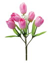 造花 花材 アーティフィシャルフラワー チューリップブッシュカスミツキ ピンク 撮影 小道具 小物 撮影用