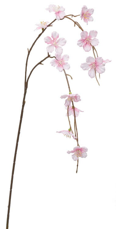 造花 花材 アーティフィシャルフラワー シダレザクラ ピンク 撮影 小道具 小物 撮影用