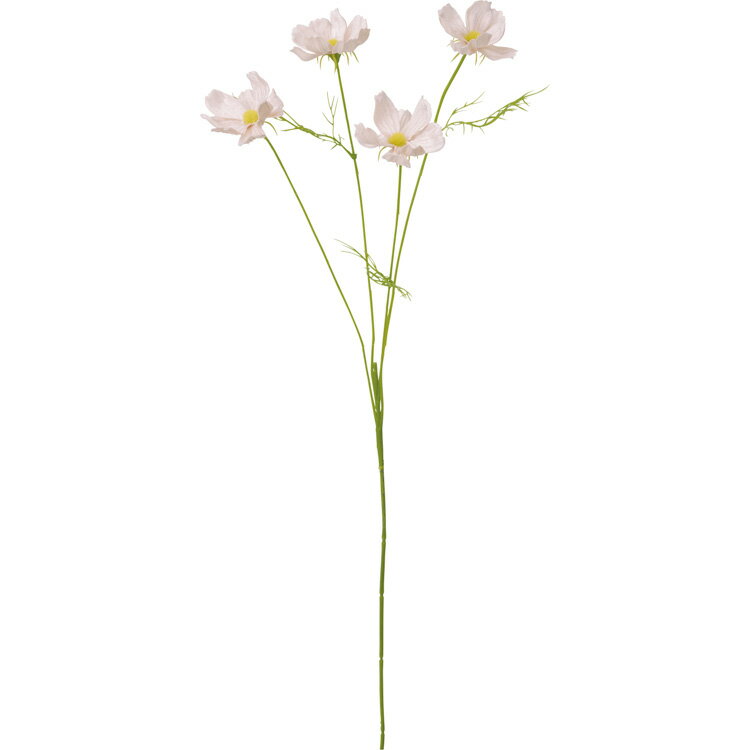 造花 花材 アーティフィシャルフラワー ベルベットコスモス ベージュ 53cm 撮影 小道具 小物 撮影用
