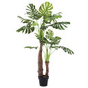 フェイクグリーン 人工観葉植物 造花 大型 モンステラ 中 140cm スプリットフィロ インテリア おしゃれ CT触媒 消臭 抗菌 お祝い