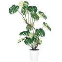 フェイクグリーン 観葉植物 フェイク 人工観葉植物 大型 光触媒 ワイルドモンステラ 160cm 人工造花 大型 鉢植 インテリア おしゃれ 光触媒 CT触媒 ...