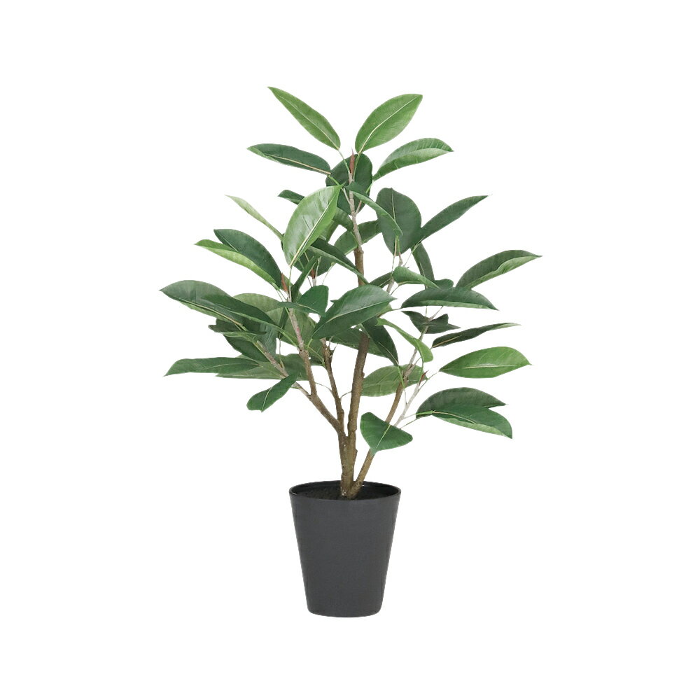 フェイクグリーン 観葉植物 フェイク 人工観葉植物 大型 光触媒 人工デコラゴム FST 高さ約80cm リアル 造花 鉢植 光触媒 CT触媒 インテリア ディスプレイ