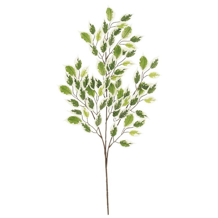 人工観葉植物 ベンジャミナスターライトスプレー (ベンジャミン) 67cm フェイクグリーン 観葉植物 造花 光触媒 CT触媒 インテリア 1