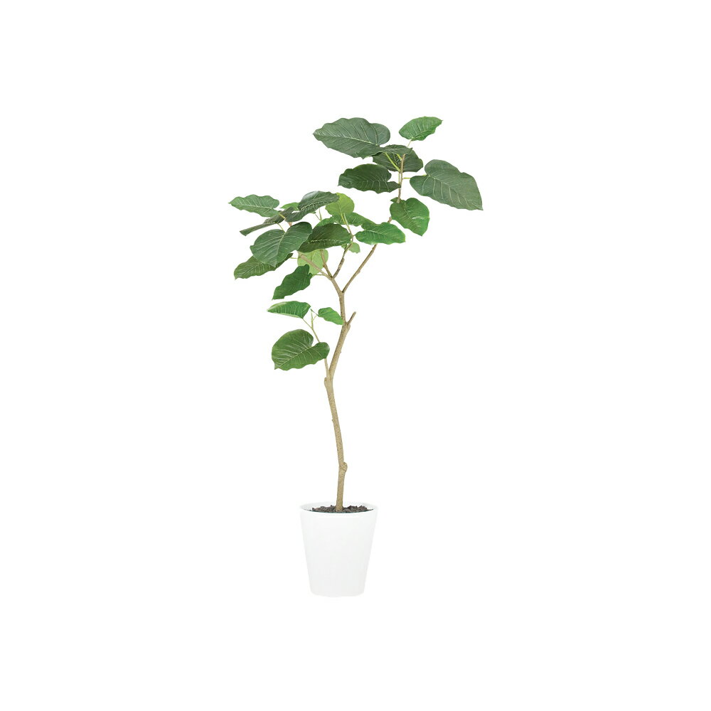 フェイクグリーン 観葉植物 フェイク 人工観葉植物 大型 光触媒 造花 大型 HQ ウンベラータ FST 120cm 鉢植 人工光触媒 CT触媒 インテリア