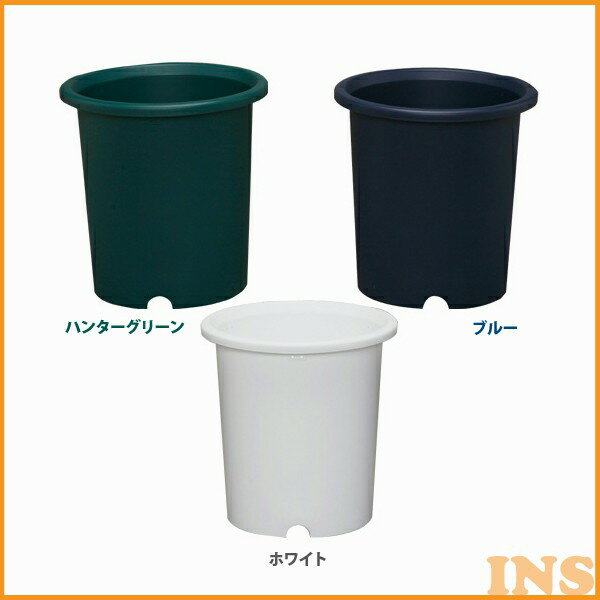 ※注文確定時に時間指定のプルダウンが出てくる場合がございますが、設置込み商品ご注文の場合は時間指定できかねますので、予めご了承ください。 お届け先が沖縄・離島の場合、お届け日時のご希望に沿えない場合がございます。予めご了承ください。 テーパーが少なく、どっしりした形状の深型の鉢で、背の高い植物を植えるのに適しています。バラ・果樹・記念樹等を植えるのに最適です。支柱が鉢の周囲に3本固定できるように紐通し穴がついています。排水性と通気性を良くするために、スリット溝付きの上げ底構造になっています。■サイズ(約)：直径33.8×高さ35.1cm■土の容量：18L■材質：ポリプロピレン 最強翌日配送対象商品に関するご案内 最強翌日配送対象商品・対象地域に該当する場合は最強翌日配送マークがご注文カゴ近くに表示されます。 最強翌日配送可能なお支払方法は【クレジットカード、代金引換、全額ポイント支払い】のみとなります。 下記の場合は最強翌日配送対象外となります。 15点以上ご購入いただいた場合、 時間指定がある場合、 ご注文時備考欄にご記入がある場合、 決済処理にお時間を頂戴する場合、 郵便番号や住所に誤りがある場合、 最強翌日配送対象外の商品とご一緒にご注文いただいた場合、 お届け先住所文字数が40文字以上の場合