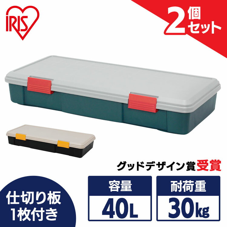 ボックス 収納ボックス 収納 道具入れ 工具入れ DIY RV BOX 900F 幅90×奥行40×高さ15.5cm 工具 レジャー用品 車内 洗える レジャー 防水 工具箱 アウトドア コンテナボックス BBQ アイリスオーヤマ ベランダ収納 防水