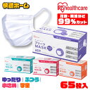 【65枚】プリーツマスク PN-NV65G PN-NV65S PN-NV65L PN-NV65LL 学童 小さめ ふつう ゆったり大きめ マスク プリーツ 不織布 使い捨て 飛沫 ウイルス 感染 花粉 ほこり 3層構造 アイリスオーヤマ