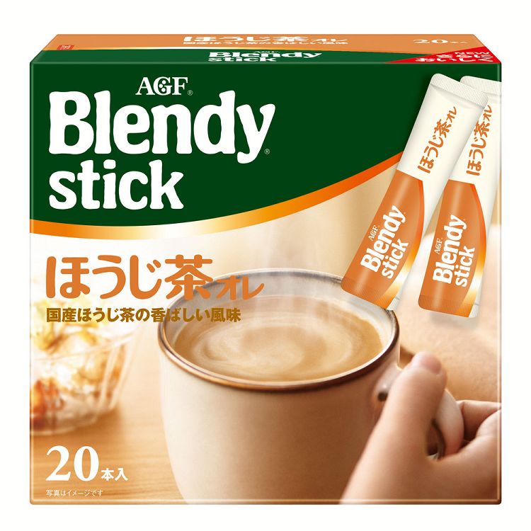 ◆15日限定ポイント5倍◆ ほうじ茶オレ スティック ブレンディ AGF 「R」 20本 コーヒー カフェオレ インスタント 粉 ほうじ茶 ミルク 【D】