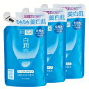 肌ラボ 詰め替え 化粧水 白潤 【3個】 薬用美白 しっとりタイプ 詰替え 170mL たっぷり 保湿 うるおう 明るい肌 肌ケア ロート製薬