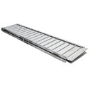 スロープ アルミ 段差解消 アルミスロープ152cm ASP-15272スロープ アルミ 段差解消 段差 152cm 自転車 バイク 介護 車いす 玄関 乗り入れ 工場 工事現場 アルミス