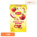 リプトン アップル ティーバッグ 15袋×24個 紅茶 ティーバッグ リプトン フレーバーティー アップルティー フルーツティー キーコーヒー