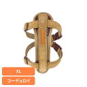 EZ ハーネス XL コーデュロイ ハーネス 大型犬 簡単 胴輪 丈夫 歩きやすい 抜け 毛 後ろ おしゃれ