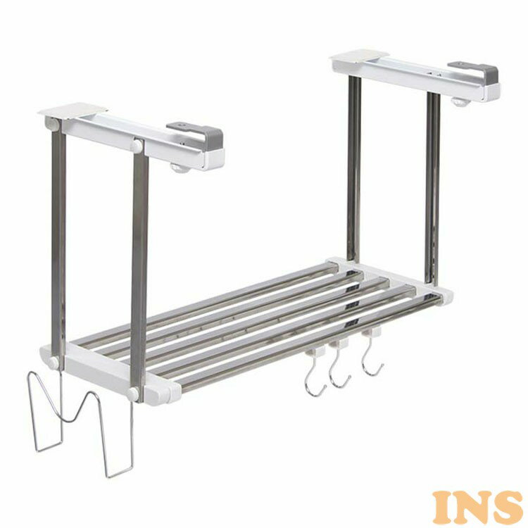 水切りラック キッチン 水切りかご シンク上 伸縮はさみ棚1段お買得セット HM1-90LK 水切り棚 水切りラック 水切りカゴ 洗い物 ラック 便利 キッチン...