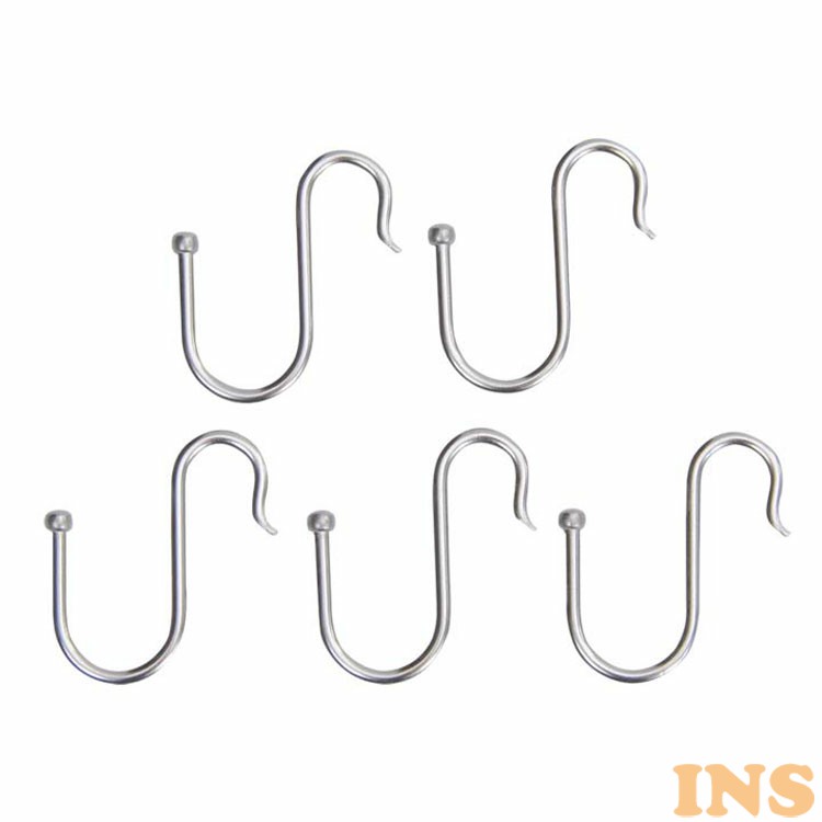 ≪30％OFF≫棚用Sフック(小)5本入 TKS-S S字フック フック 金具 キッチン収納 台所収 ...