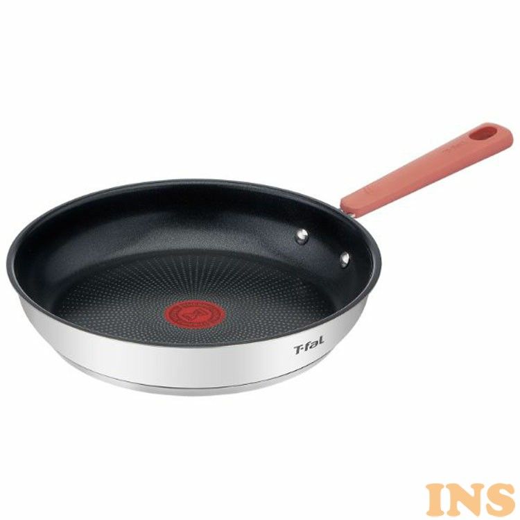 フライパン IH ティファール 26cm オプティスペースIH ステンレス フライパン 26cm G72905 T-fal フライパン 鍋 片手鍋 IH対応 IH ガス火 取っ手付き 取手付 ティファール