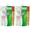 【2個セット】hadakaraボディソープ サラサラfeelタイプ グリーンシトラスの香り つめかえ用大型サイズ 750ml hadakara ハダカラ ボディソープ 詰め替え用 詰替え用 詰替用 つめかえ用 詰め替え 詰替え 詰替 つめかえ ライオン LION ライオン