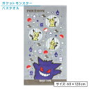 ポケットモンスター ポケモン バスタオル 60×120cm 綿100％ 表地 シャーリング加工 裏地 パイル地 4554 キャラクター ゲンガー ミミッキュ 保育園 幼稚園 小学生 プール 水遊び タオル 湯上りタオル 男の子 女の子 かわいい [bt1]【メール便OK】